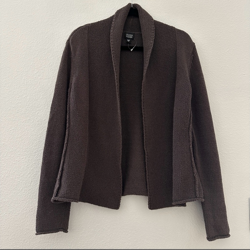 Eileen Fisher Open Front Cardigan Size M